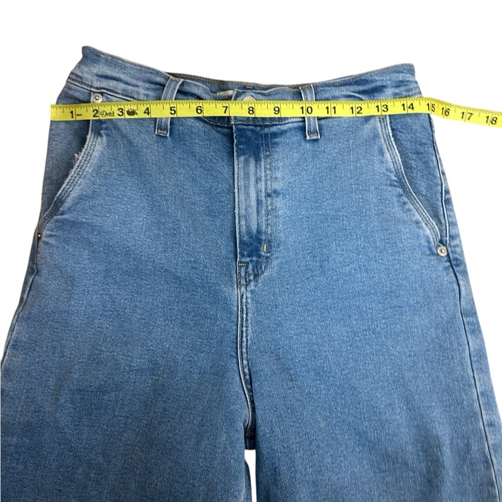 Levi Strauss Signature Heritage High Rise Loose Straight Denim Jeans size 4 - Picture 6 of 9